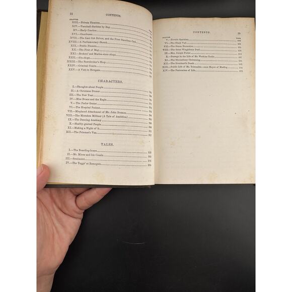 Charles Dickens "Sketches by Boz - Volume I" - The Peterson's Duodecimo Edition - Picture 13 of 14